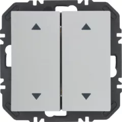  BERKER 24128209 EnOcean tapintásérzékelő S.1/B.3/B.7 | 2-csatornás, nyilak | poláris fehér matt
