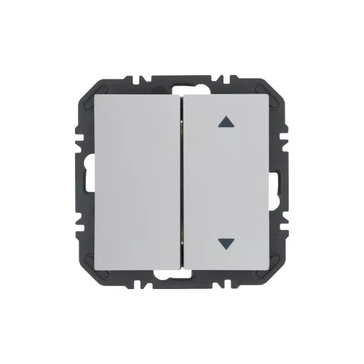 BERKER 24128309 EnOcean tapintásérzékelő S.1/B.3/B.7 | 2-csatornás, 1x nyilak | poláris fehér matt