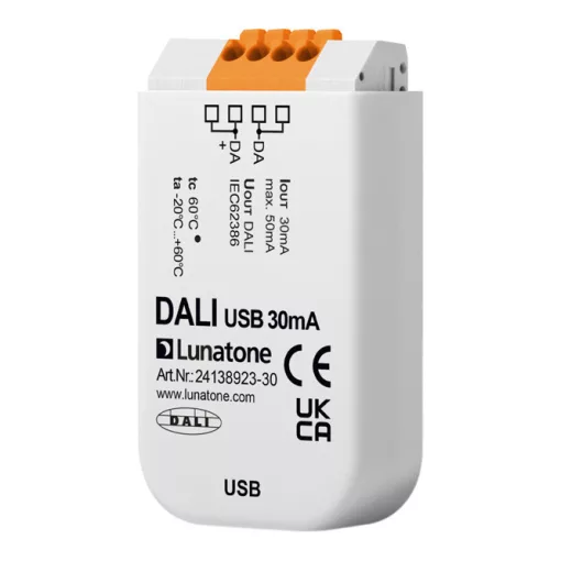 LUNATONE 24138923-30 DALI-USB interfész | süllyesztett, 30 mA