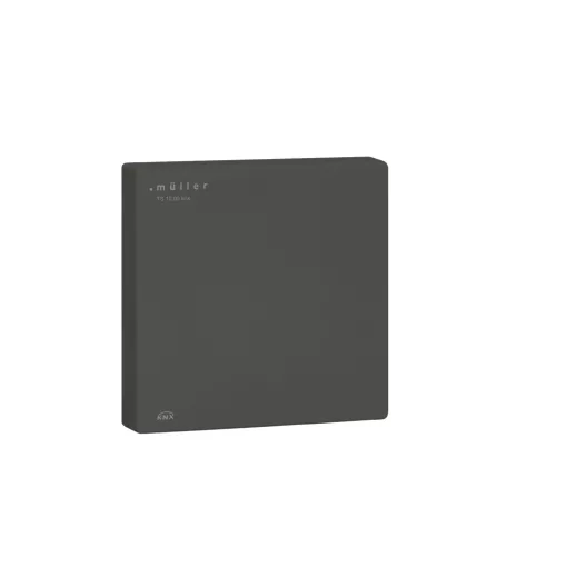 MÜLLER TS 10.00 knxTS KNX helyiség-hőmérsékletszabályozó | hőmérsékletszabályozó | mélyfekete | 55x55 mm