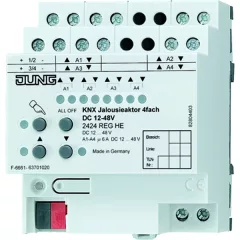 JUNG 2424REGHE KNX redőnyaktor DC | 4-csatornás