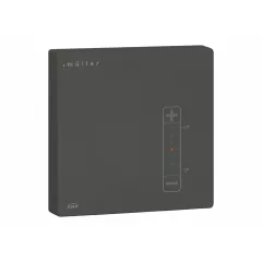   MÜLLER GS 41.01 knxTS KNX levegőminőség-szabályozó | manuális hőmérséklet-beállítás | mélyfekete | 80x80 mm
