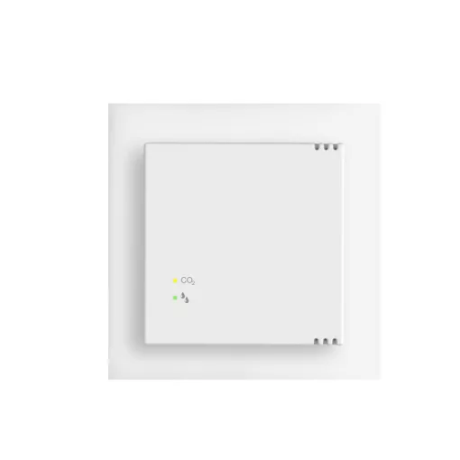 MÜLLER GS 47.11 knx KNX levegőminőség-szabályozó | CO2/rH jelzőlámpa | stúdiófehér | 55x55 mm