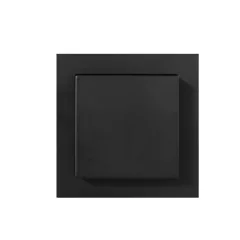   MÜLLER TS 37.11 knxTS KNX szobatermosztát | bináris és analóg bemenetekkel | mélyfekete | 55x55 mm