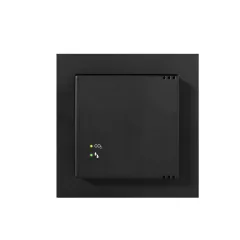   MÜLLER GS 47.11 knx RAL9005 tiefschwarz KNX levegőminőség-szabályozó | CO2/rH jelzőlámpa | tiefschwarz | 55x55 mm