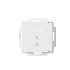   MDT GS 68.20 knx6 KNX tapintásérzékelő | 4 x világítás, kijelző | stúdiófehér | 55x55 mm