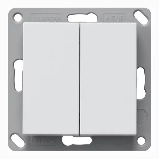 GIRA 246203 Bluetooth fali adó System 55 | 2-csatornás | fényes tiszta fehér