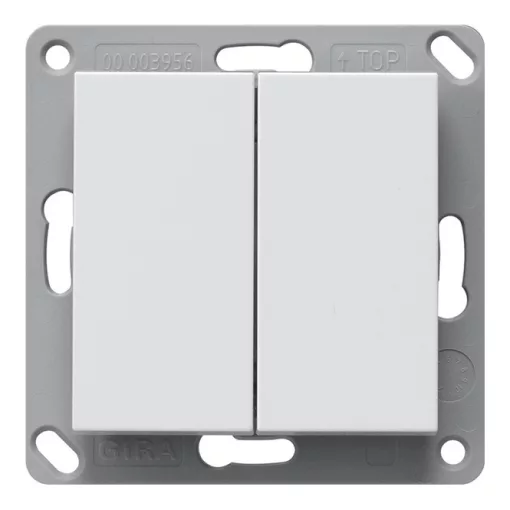 GIRA 246227 Bluetooth faliadó System 55 | 2-csatornás | tiszta fehér selyemmatt