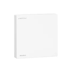   MÜLLER GS 40.40 mod Levegőminőség-érzékelő Modbus | manuális hőmérséklet-állítás nélkül | stúdiófehér | 80x80 mm