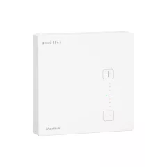   MÜLLER GS 31.40 mod Modbus szobahőmérséklet-érzékelő | Higrosztát kézi hőmérséklet-beállítással | stúdiófehér | 80x80 mm
