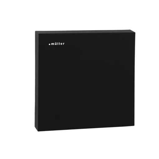MÜLLER GS3012knx RAL 9005 tiefschwarz KNX szobahőmérséklet-szabályozó | Higrosztát, Secure | tiefschwarz | 80x80 mm