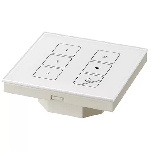 TRIDONIC 28001987 KNX DALI üveg érintőpanel | 4 csoportos | fehér