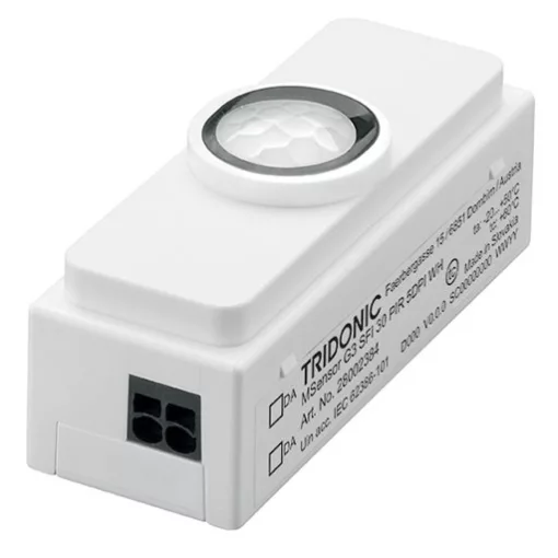 TRIDONIC 28002384 DALI2 beépíthető jelenlétérzékelő MSensor G3 | hosszúkás | fehér | 5 m
