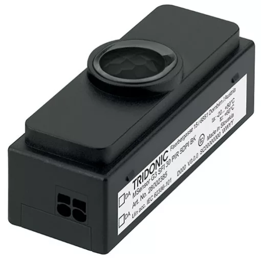 TRIDONIC 28002385 DALI2 beépíthető jelenlétérzékelő MSensor G3 | hosszúkás | fekete | 5 m