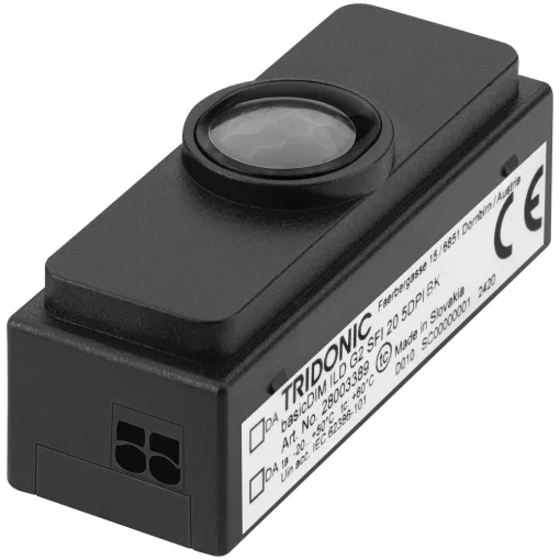 TRIDONIC 28003390 DALI2 beépíthető jelenlétérzékelő ILD G2 | hosszúkás | fekete | 5 m