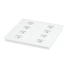   TRIDONIC 28004782 KNX DALI2 üveg érintőpanel Touch | 8-csatornás | fehér