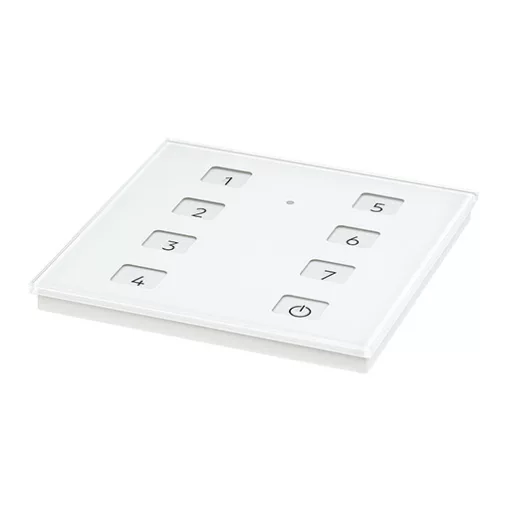TRIDONIC 28004782 KNX DALI2 üveg érintőpanel Touch | 8-csatornás | fehér