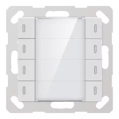   GVS ADV-08/02.2.00 KNX tapintásérzékelő ADVANCE+ | 4-csatornás | fényes fehér
