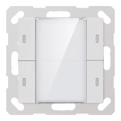   GVS ADV-04/02.1.00 KNX tapintásérzékelő ADVANCE+ | 2-csatornás | matt fehér