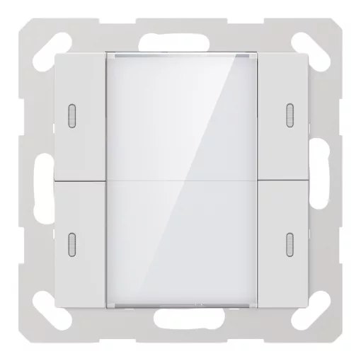 GVS ADV-04/02.2.00 KNX tapintásérzékelő ADVANCE+ | 2-csatornás | fényes fehér