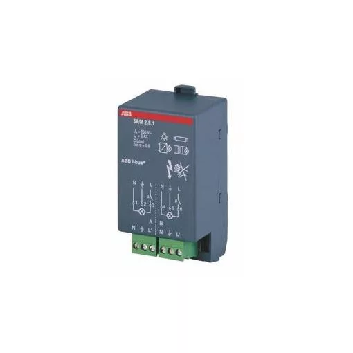 ABB SA/M2.6.1 KNX kapcsolóaktor modul szobavezérlőhöz | 2 kimenetes, 6 A