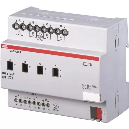 ABB SD/S4.16.1 KNX dimmaktor 1-10 V | 4-csatornás