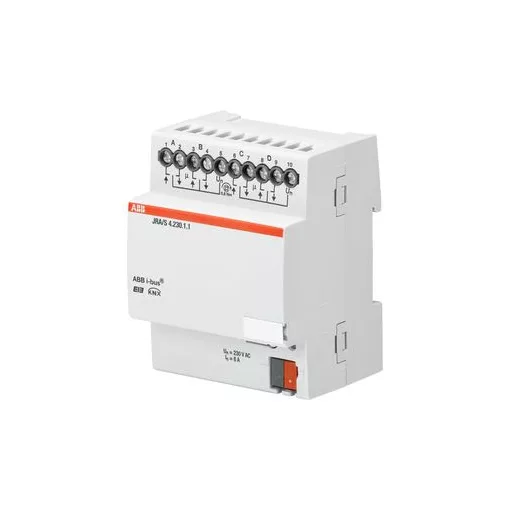 ABB JRA/S4.230.1.1 KNX redőnyaktor 230 V | 4-csatornás
