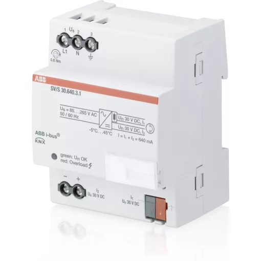 ABB SV/S30.640.3.1 KNX busztápegység | 640 mA