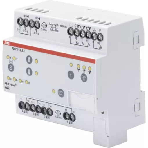 ABB FCC/S1.2.2.1 KNX Fan-Coil-Aktor | analóg, manuális kezelés