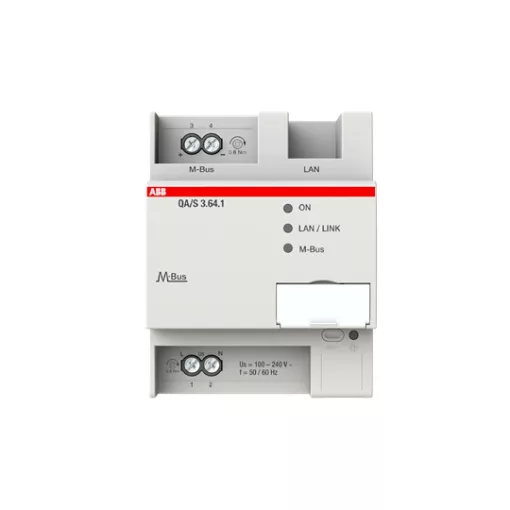 ABB QA/S3.64.1 KNX Energia-analizátor | M-Bus, 64 résztvevő, DIN sínre szerelhető