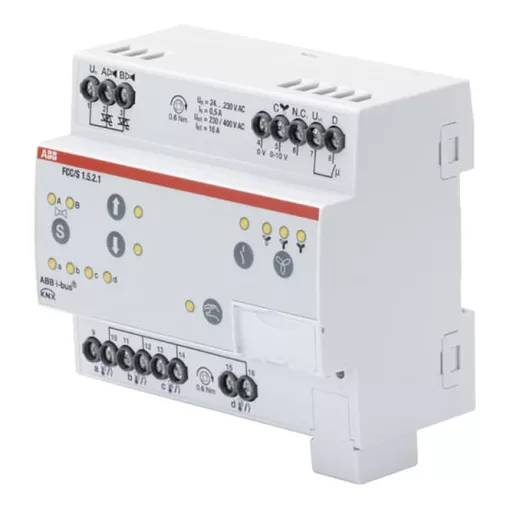 ABB FCC/S1.5.2.1 KNX Fan Coil aktor | 2-csatornás, kézi kezeléssel