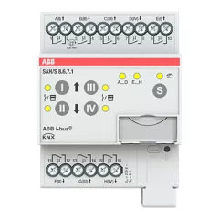 ABB SAH/S8.6.7.1 KNX univerzális aktor 6 A | 8 kimenetes