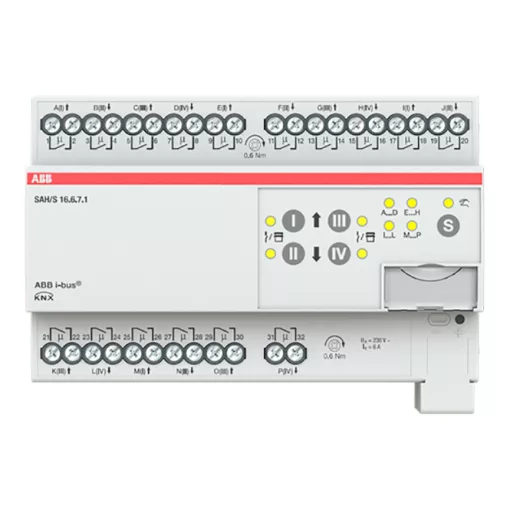 ABB SAH/S16.6.7.1 KNX univerzális aktor 6 A | 16 kimenetes