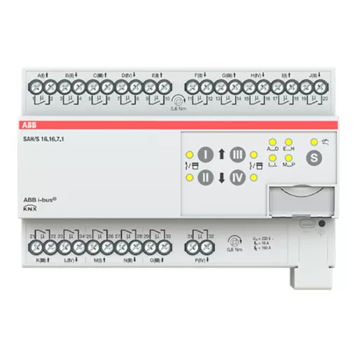 ABB SAH/S16.16.7.1 KNX univerzális aktor 16 A | 16 kimenetes