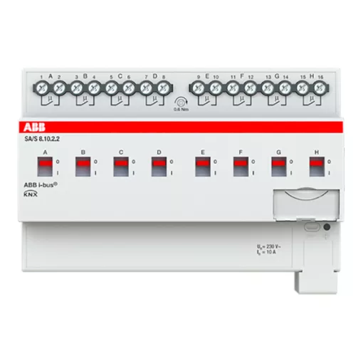 ABB SA/S8.10.2.2 KNX kapcsolóaktor 10 A | 8 kimenetes