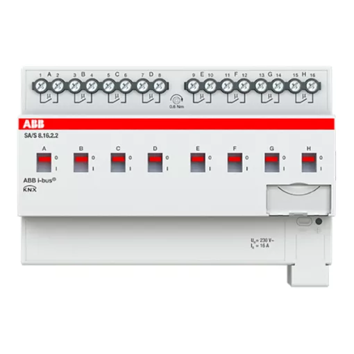 ABB SA/S8.16.2.2 KNX kapcsolóaktor 16 A | 8 kimenetes