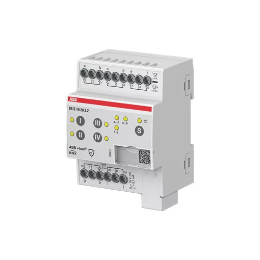 ABB BE/S10.20.3.2 KNX bináris bemenet potenciálmentes | 10-csatornás