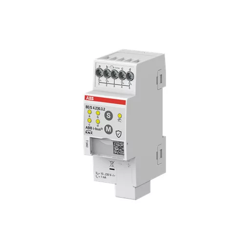 ABB BE/S4.230.3.2 KNX bináris bemenet 230 V | 4-csatornás