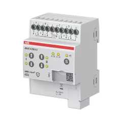   ABB JRA/S4.230.5.2 KNX redőnyaktor 230 V | 4-csatornás, kézi vezérlés, futásidő-mérés