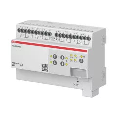   ABB JRA/S8.230.5.2 KNX redőnyaktor 230 V | 8-csatornás, manuális kezelés, menetidő-mérés