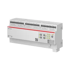   ABB JRA/S12.230.5.2 KNX redőnyaktor 230 V | 12-csatornás, manuális kezelés, menetidő-mérés