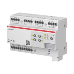   ABB JRA/S4.230.7.2 KNX redőnyaktor 230 V | 4-csatornás, menetidő-mérés, 12 bináris bemenet, 3End