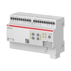   ABB JRA/S8.24.2.2 KNX redőnyaktor 24 V | 8-csatornás, kézi vezérléssel