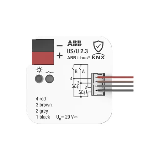 ABB US/U2.3 KNX univerzális interfész | 2-csatornás