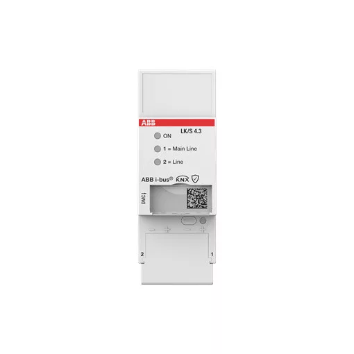 ABB LK/S4.3 KNX vonalkoppler | DIN sínre szerelhető, secure