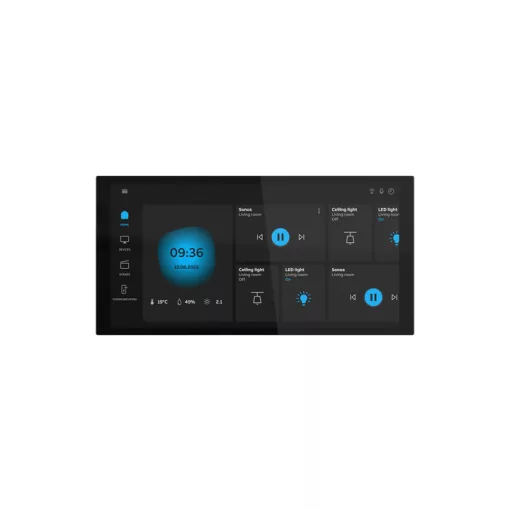 BUSCH-JAEGER TP/U7.1.11-825 IQ-Touch Panel | LAN + Wi-Fi | fekete | 7 hüvelyk
