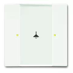   BUSCH-JAEGER 6125/02-884 KNX tapintásérzékelő kezelőelem | 1-csatornás | stúdiófehér matt