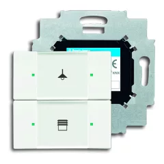   BUSCH-JAEGER 6126/01-884 KNX tapintásérzékelő | 2-csatornás | stúdiófehér matt