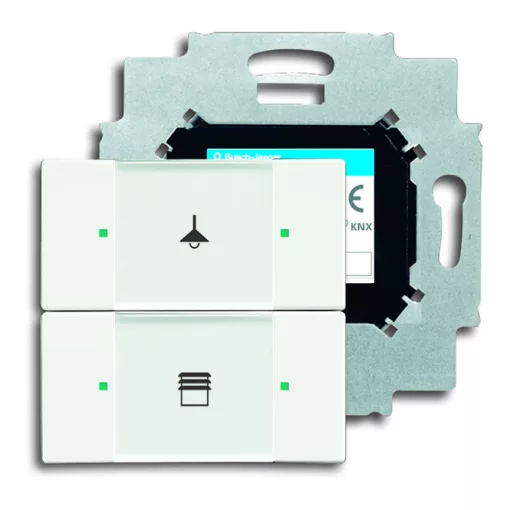 BUSCH-JAEGER 6126/01-884 KNX tapintásérzékelő | 2-csatornás | stúdiófehér matt
