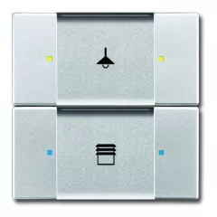   BUSCH-JAEGER 6126/02-83 KNX tapintásérzékelő kezelőelem | 2-csatornás | ezüst alumínium